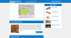 Desktop Screenshot of dedetizacaodecupins.com